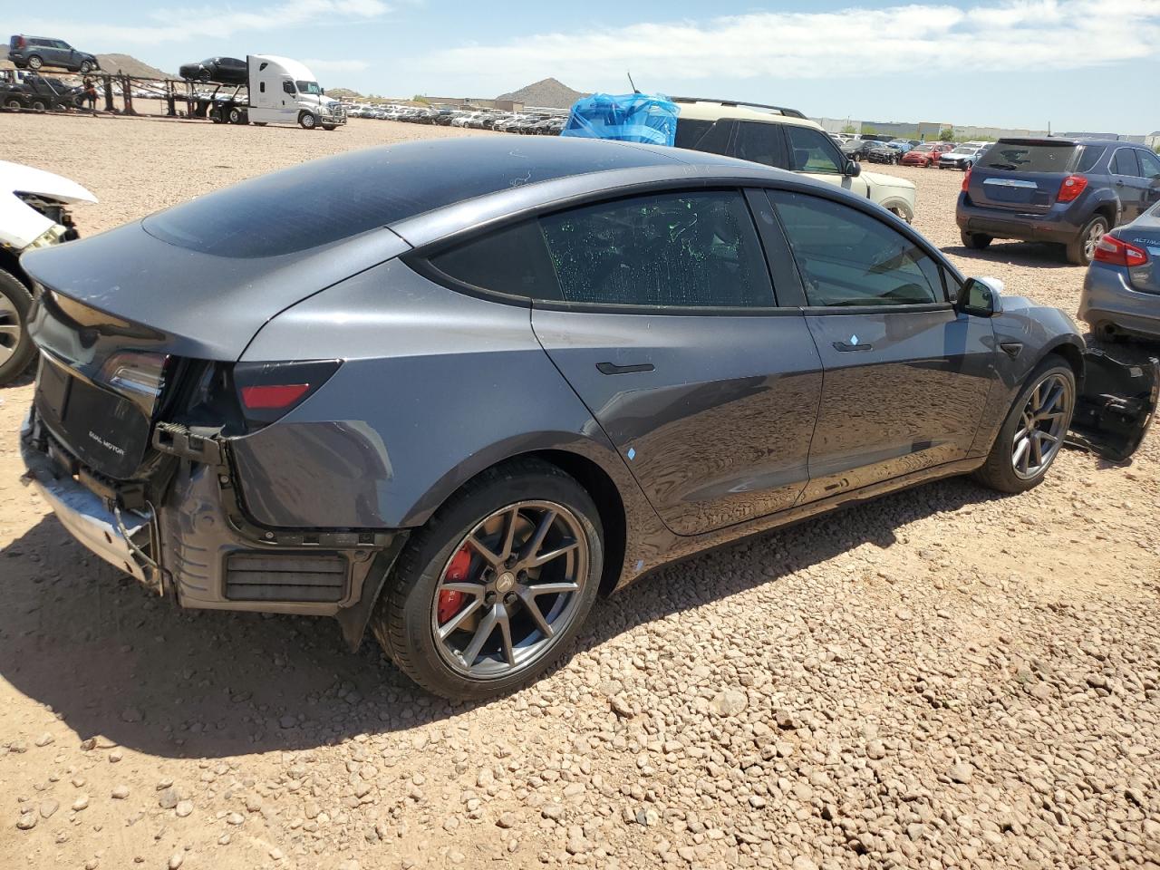 2022 Tesla Model 3 vin: 5YJ3E1EB6NF133644