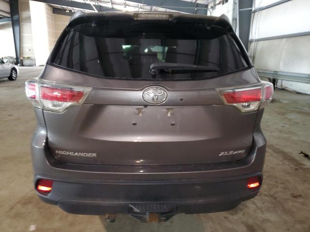 2015 Toyota Highlander Xle VIN: 5TDJKRFH6FS212309 Lot: 52972094