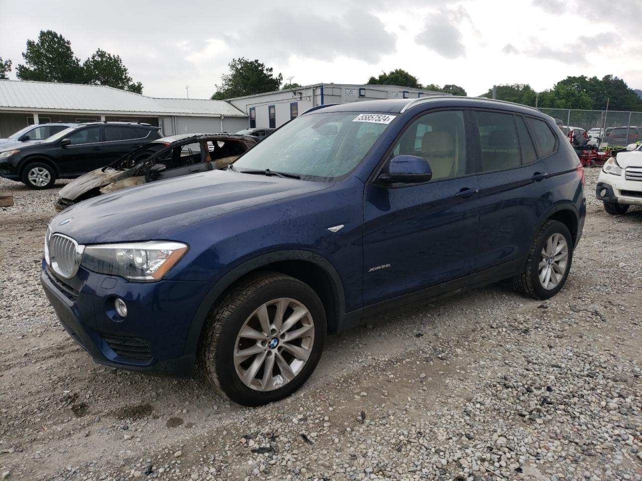 2017 BMW X3 xDrive28I vin: 5UXWX9C58H0T04642