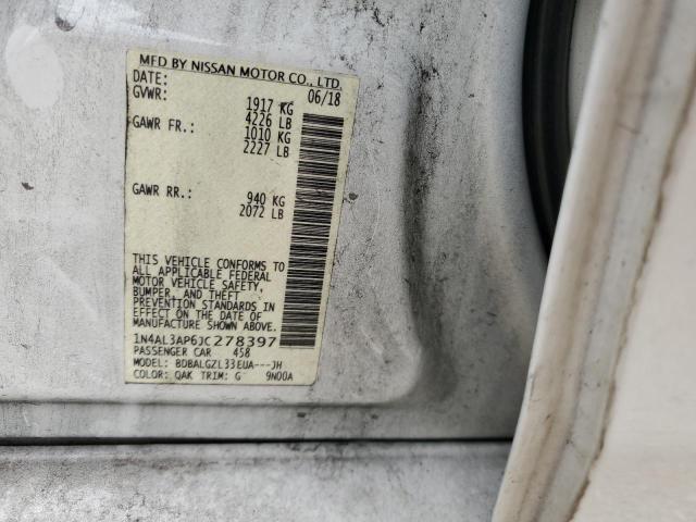 2018 NISSAN ALTIMA 2.5 - 1N4AL3AP6JC278397