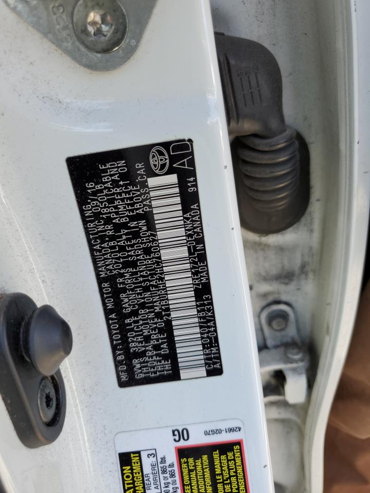 2T1BURHE2HC760627 2017 Toyota Corolla L