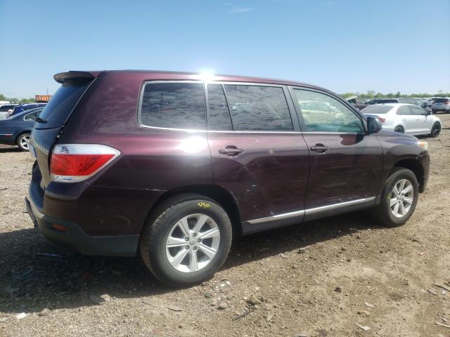 2013 Toyota Highlander Base VIN: 5TDZK3EHXDS125141 Lot: 53628194