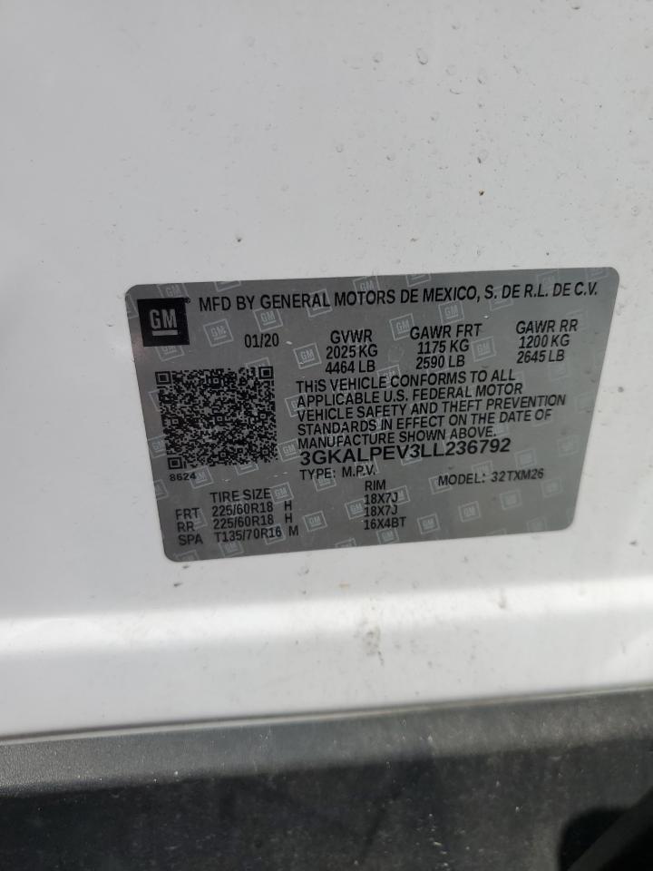 3GKALPEV3LL236792 2020 GMC Terrain Slt