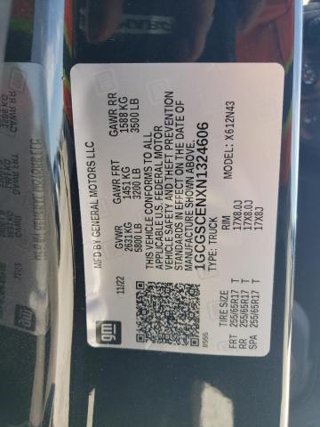 2022 Chevrolet Colorado Lt VIN: 1GCGSCENXN1324606 Lot: 56865284