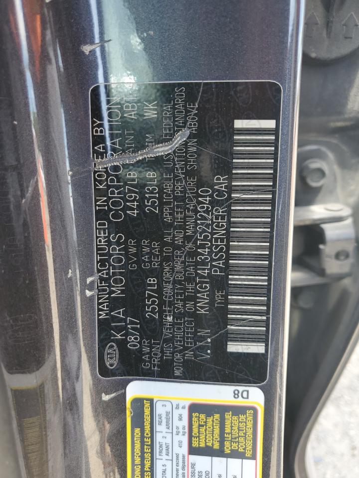 KNAGT4L34J5212940 2018 Kia Optima Lx