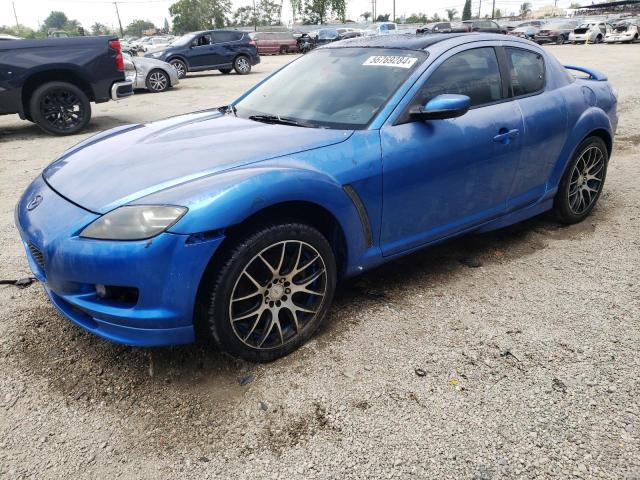 MAZDA RX8 2005 blue  gas JM1FE173450144529 photo #1