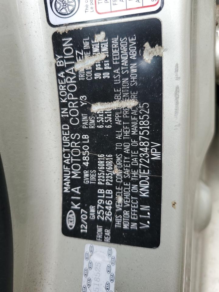 KNDJE723487518525 2008 Kia Sportage Ex