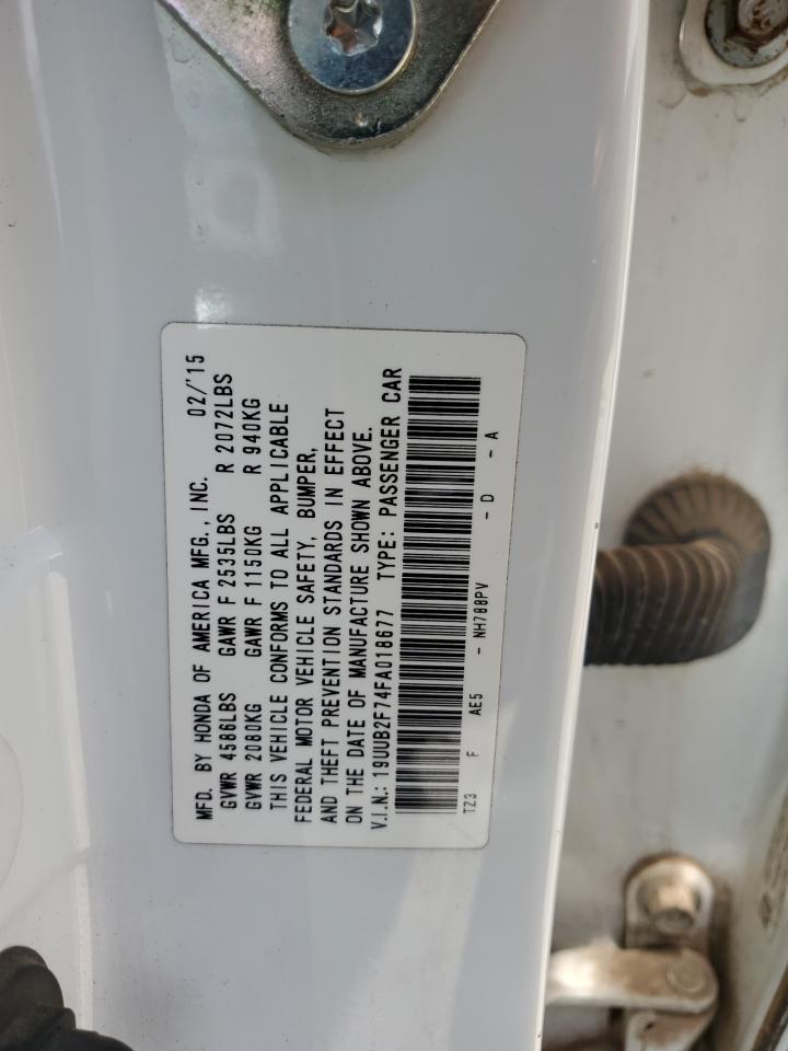 19UUB2F74FA018677 2015 Acura Tlx Advance