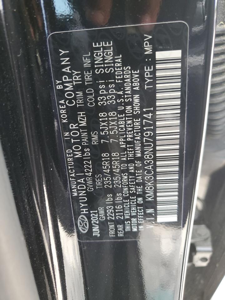 KM8K3CA38NU791741 2022 Hyundai Kona N Line