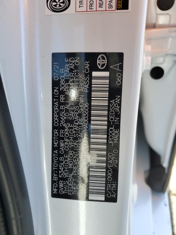 JTDAAAAA7MA003606 2021 Toyota Mirai Xle