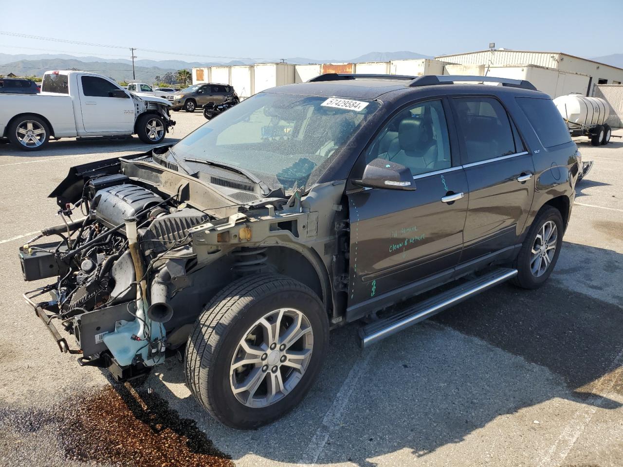 2013 GMC Acadia Slt-1 vin: 1GKKRRKD5DJ192992