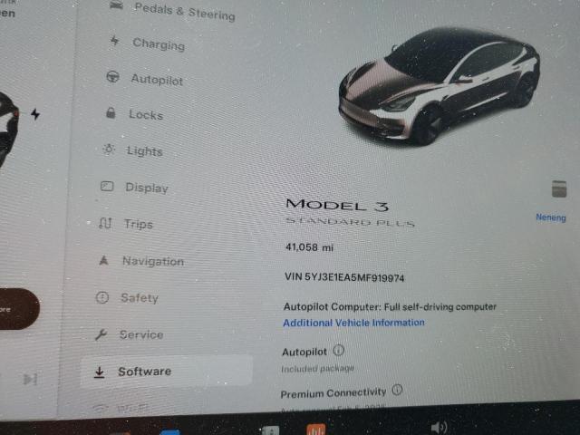 2021 Tesla Model 3 VIN: 5YJ3E1EA5MF919974 Lot: 53825694