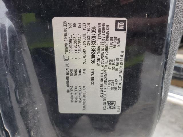 2011 Chevrolet Silverado K2500 Heavy Duty Lt VIN: 1GC1KXC81BF240795 Lot: 54632374