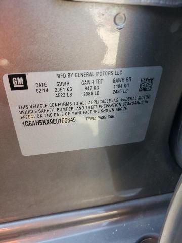 2014 Cadillac Ats Luxury VIN: 1G6AH5RX9E0166649 Lot: 56824364