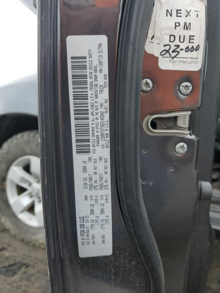 1C6RR7GT9GS149342 2016 Ram 1500 Slt