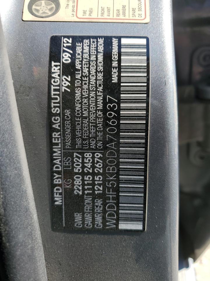 WDDHF5KB0DA706937 2013 Mercedes-Benz E 350