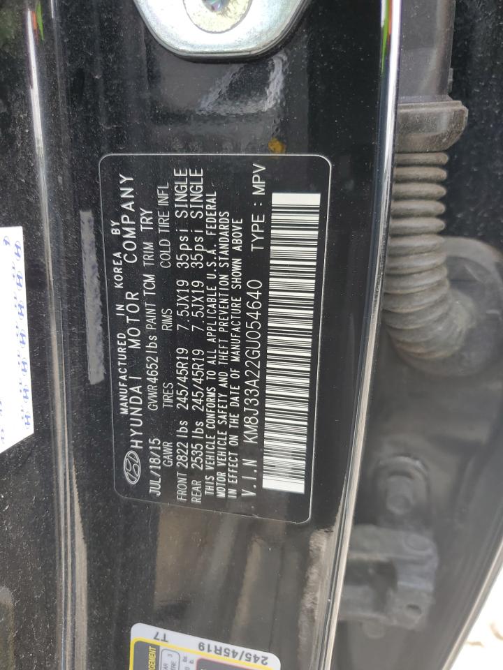 KM8J33A22GU054640 2016 Hyundai Tucson Limited