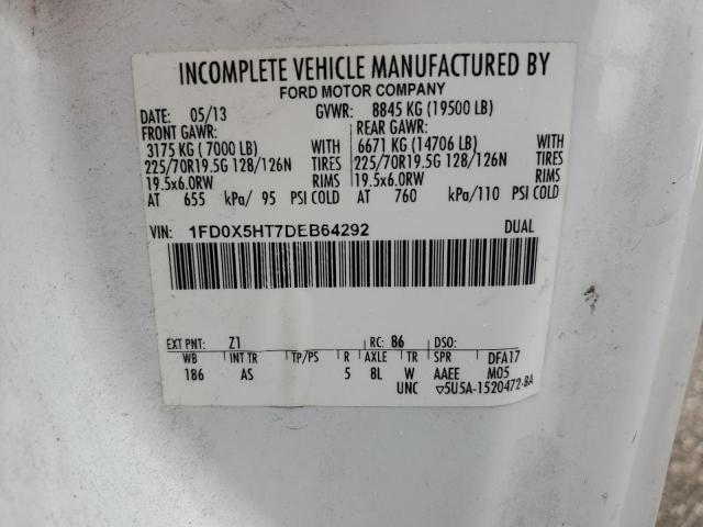 2013 Ford F550 Super Duty VIN: 1FD0X5HT7DEB64292 Lot: 55089344