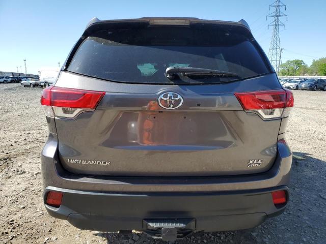 2017 Toyota Highlander Se VIN: 5TDJZRFH6HS364475 Lot: 51261294