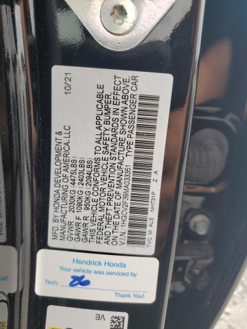 2021 HONDA ACCORD SPO - 1HGCV2F39MA033351
