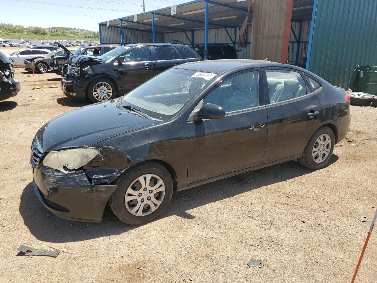 KMHDU4AD9AU957148 2010 Hyundai Elantra Blue