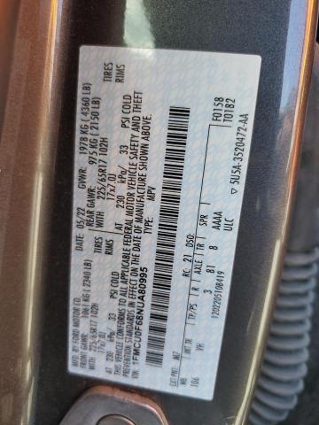 2022 Ford Escape S VIN: 1FMCU0F68NUA80995 Lot: 54671004