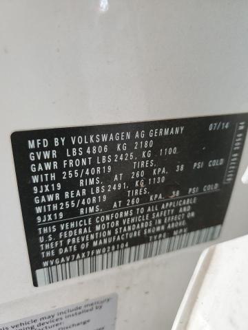 2015 Volkswagen Tiguan S VIN: WVGAV7AX7FW029104 Lot: 54053424