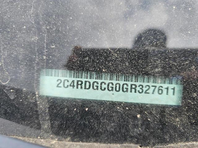 2016 Dodge Grand Caravan Sxt VIN: 2C4RDGCG0GR327611 Lot: 54512004