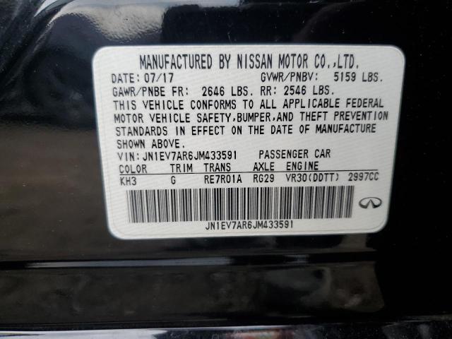 2018 Infiniti Q50 Luxe VIN: JN1EV7AR6JM433591 Lot: 56047104