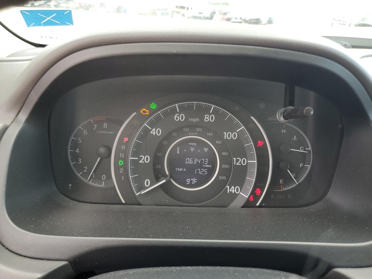 5J6RM4H5XDL031645 2013 Honda Cr-V Ex