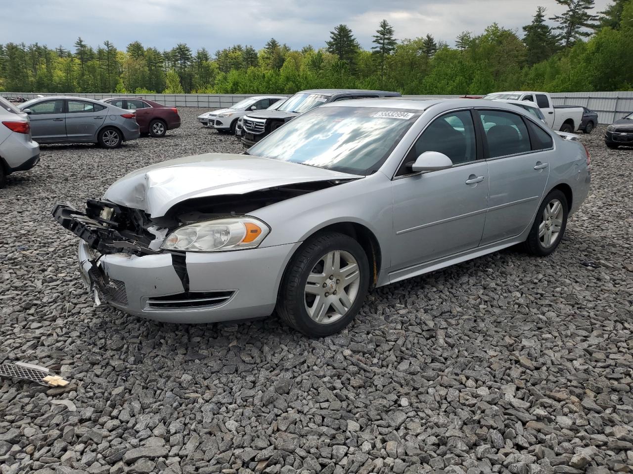 2012 Chevrolet Impala Lt vin: 2G1WG5E33C1125324