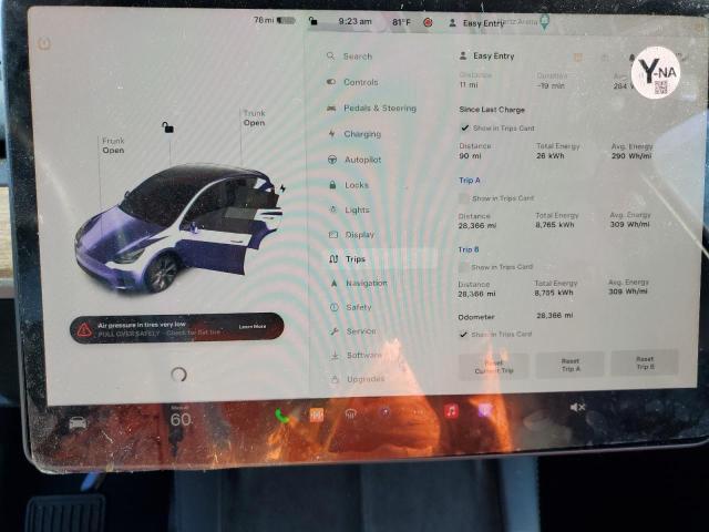 2023 TESLA MODEL Y 7SAYGDEEXPF758467