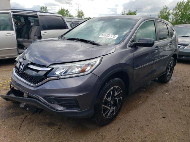 2016 Honda Cr-V Se VIN: 5J6RM4H46GL025370 Lot: 53922774