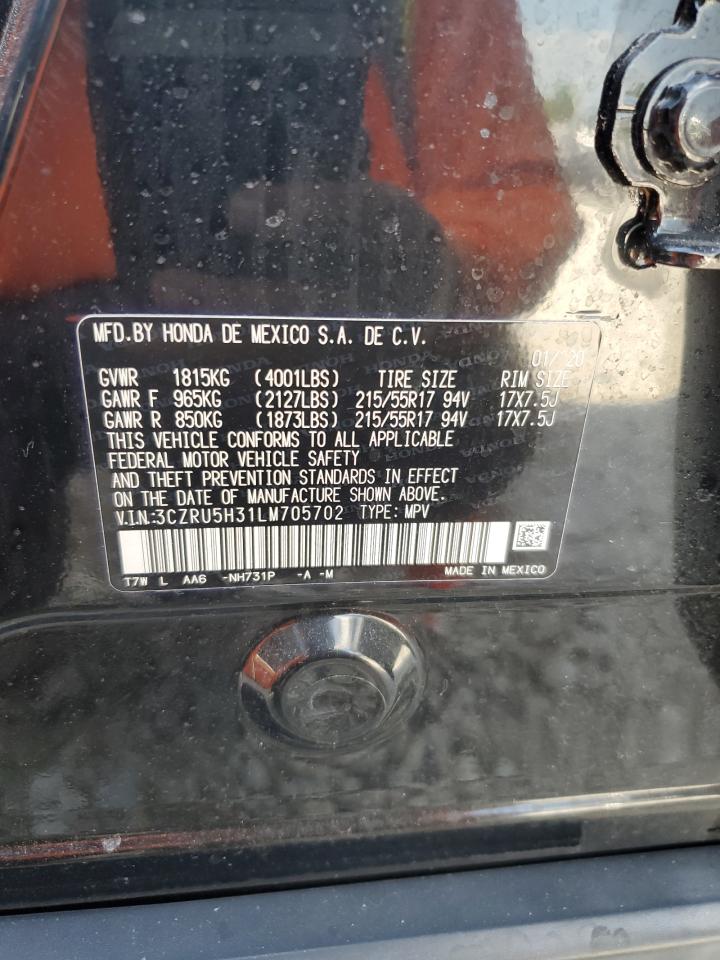 3CZRU5H31LM705702 2020 Honda Hr-V Lx
