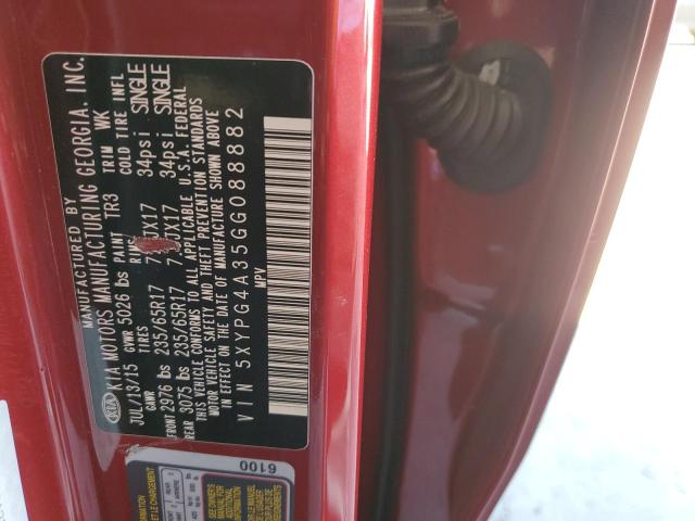 2016 KIA SORENTO LX - 5XYPG4A35GG088882