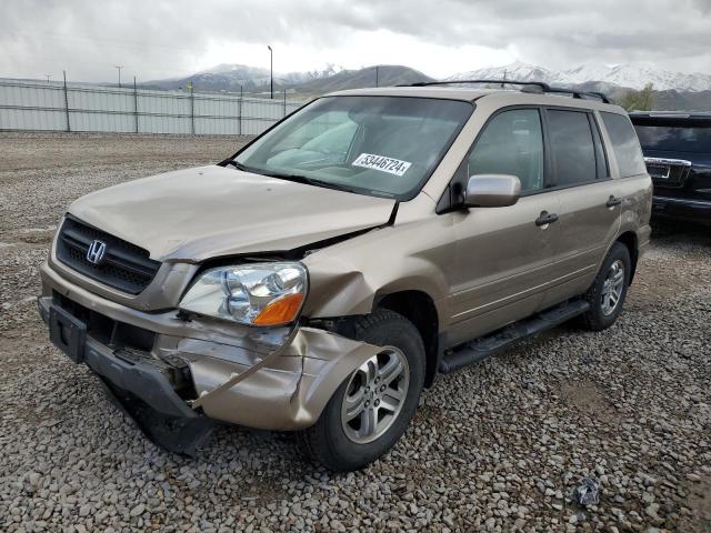 2005 Honda Pilot Ex VIN: 5FNYF18495B044537 Lot: 53446724