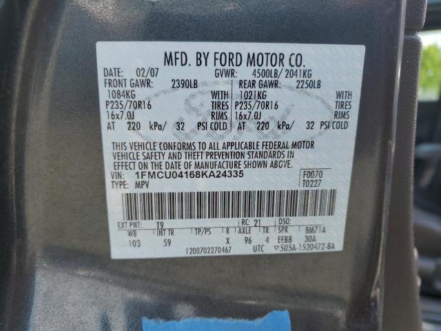 2008 Ford Escape Limited VIN: 1FMCU04168KA24335 Lot: 54014784