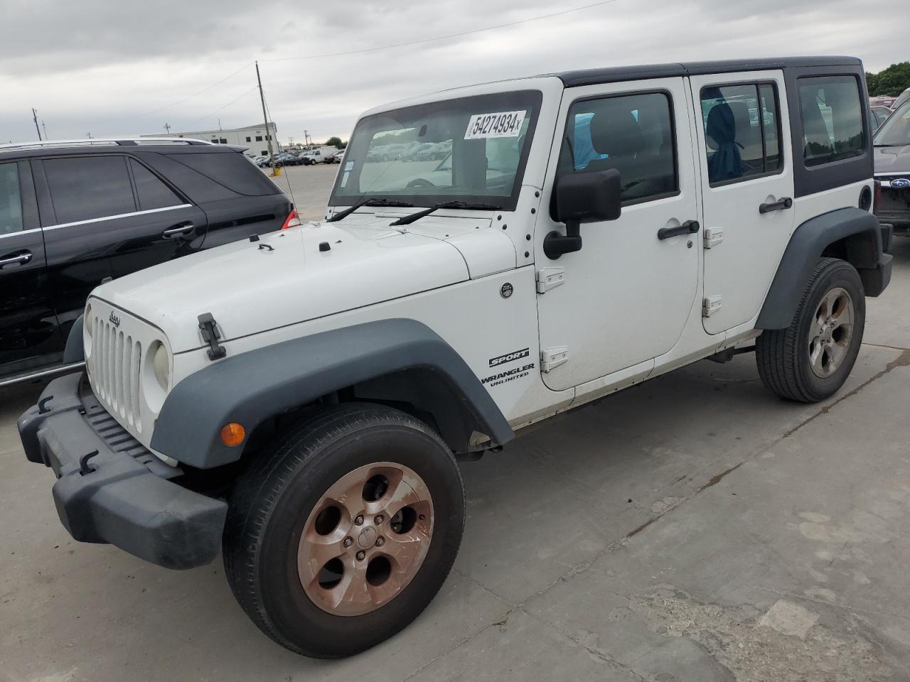 1C4BJWKG7EL284638 2014 Jeep Wrangler Unlimited Sport