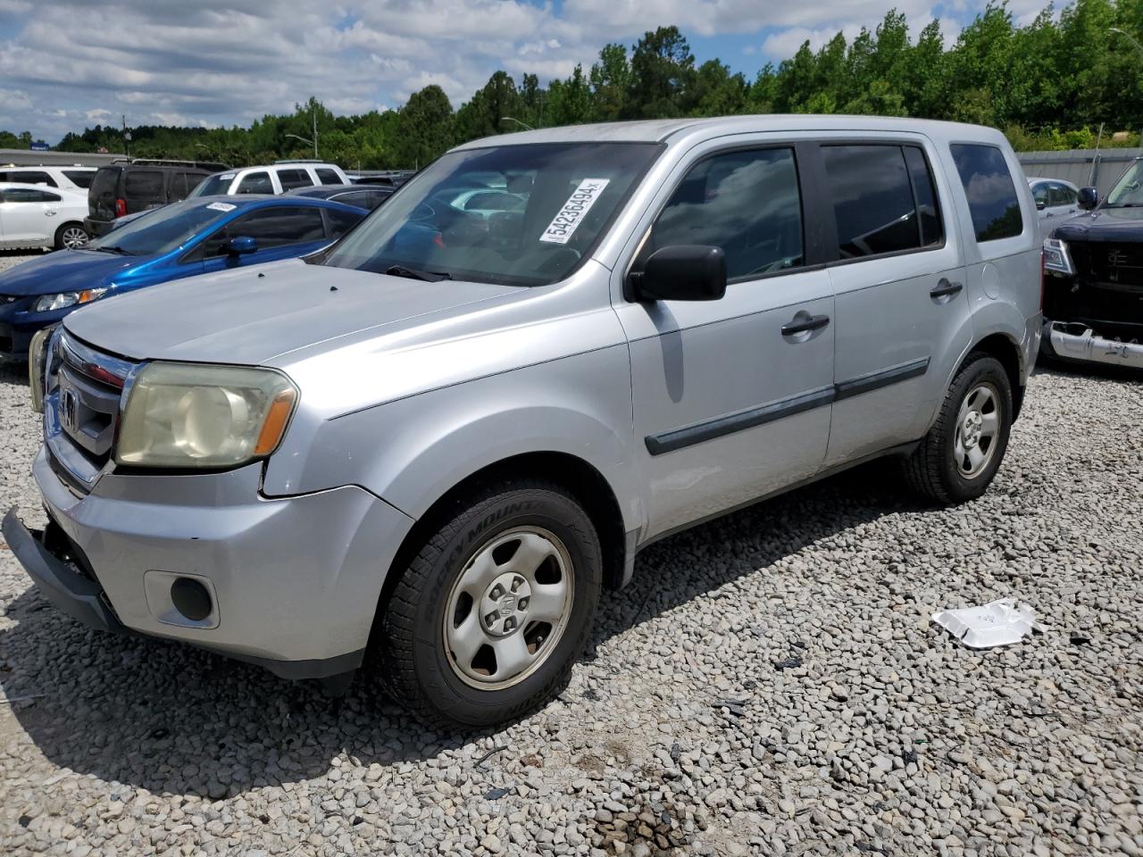 5FNYF38239B020024 2009 Honda Pilot Lx