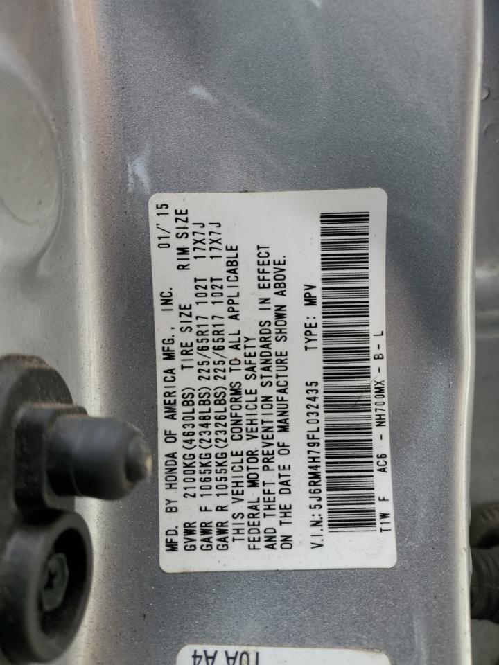 5J6RM4H79FL032435 2015 Honda Cr-V Exl