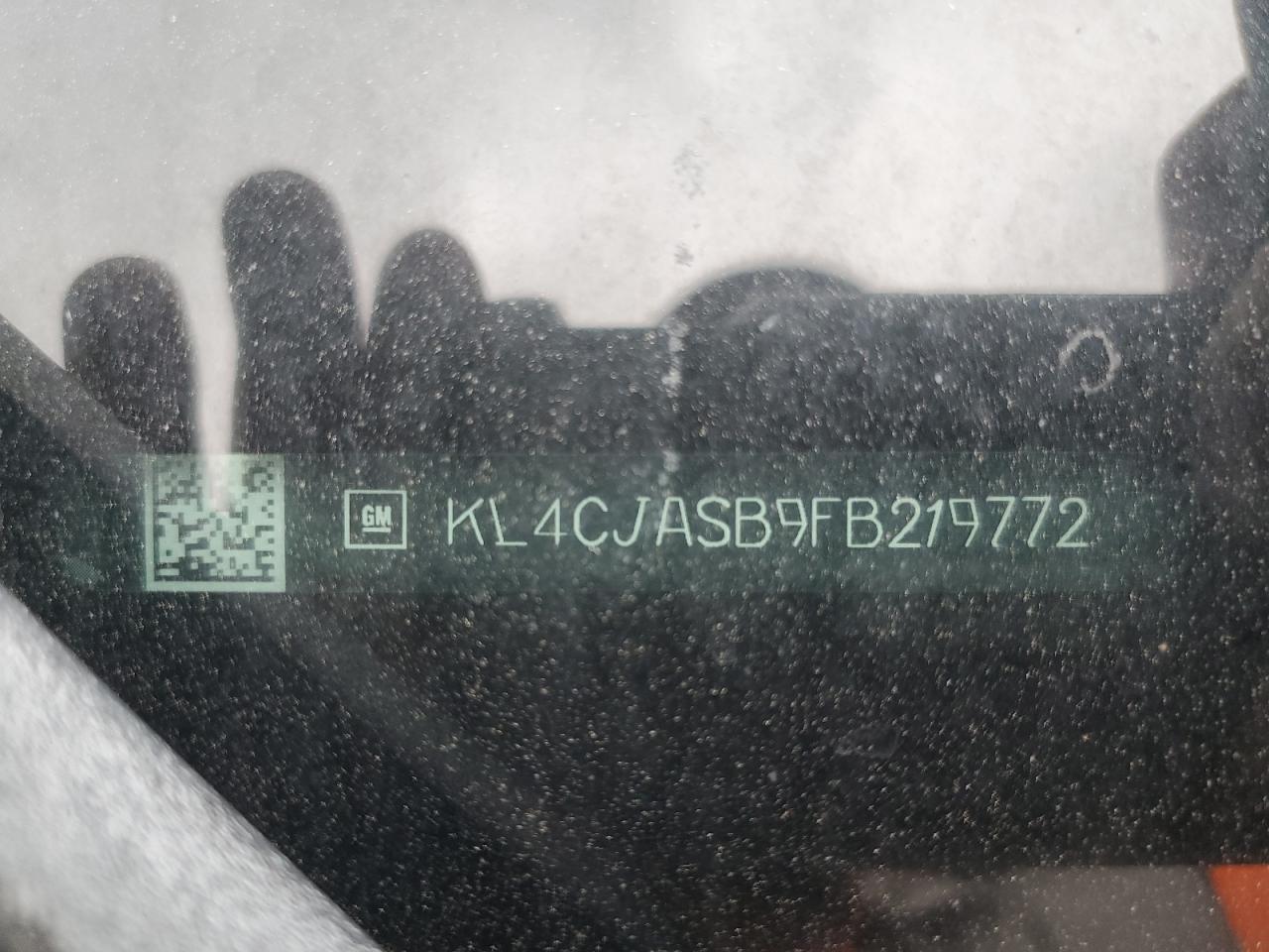 KL4CJASB9FB219772 2015 Buick Encore