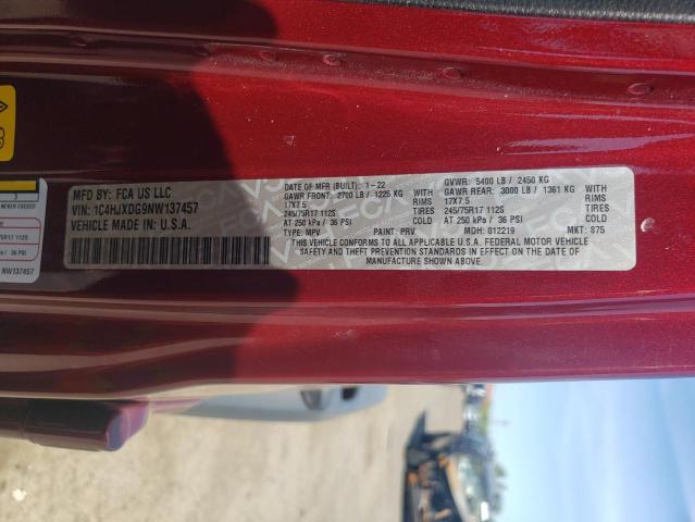 2022 Jeep Wrangler Unlimited Sport VIN: 1C4HJXDG9NW137457 Lot: 54681874