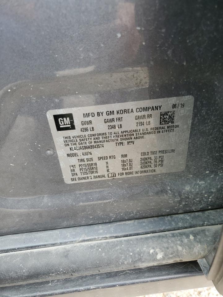 KL4CJASB6KB943574 2019 Buick Encore Preferred