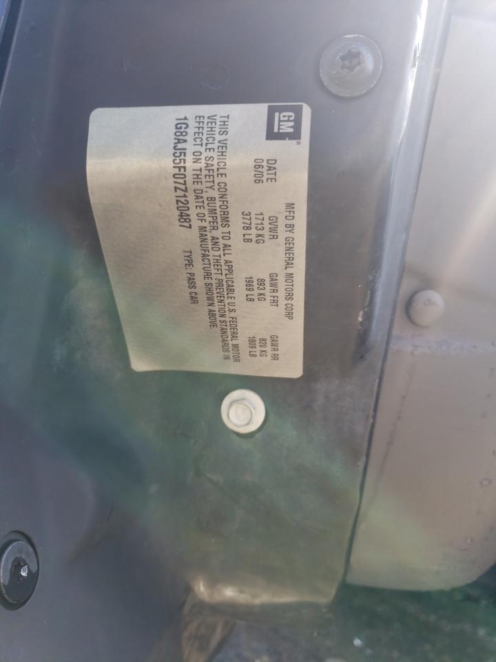 1G8AJ55F07Z120487 2007 Saturn Ion Level 2