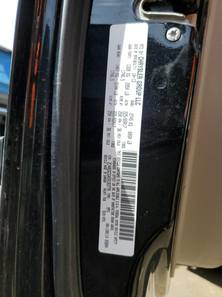 2C4RDGCG4ER183770 2014 Dodge Grand Caravan Sxt