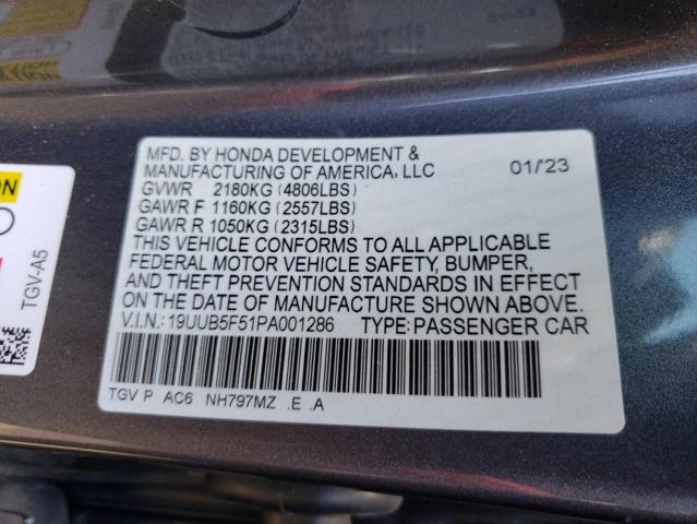 19UUB5F51PA001286 Acura TLX TECH A 12