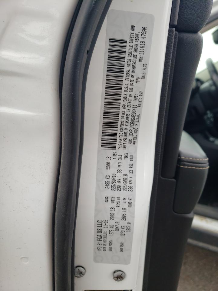 1C4PJMDB0GW206411 2016 Jeep Cherokee Limited