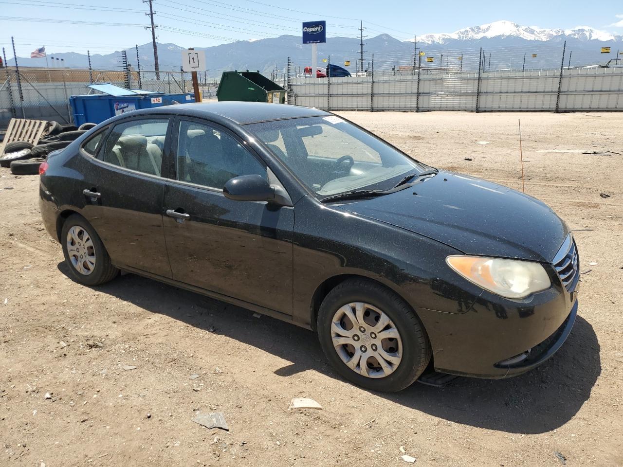 KMHDU4AD9AU957148 2010 Hyundai Elantra Blue