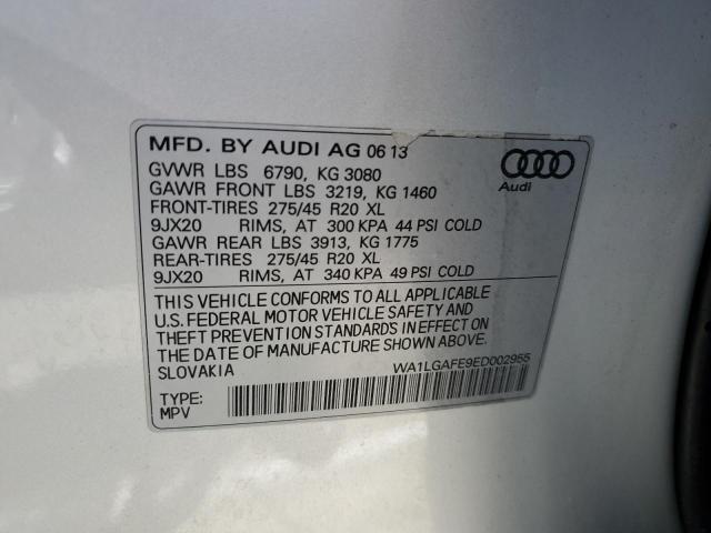 2014 Audi Q7 Premium Plus VIN: WA1LGAFE9ED002955 Lot: 55954824