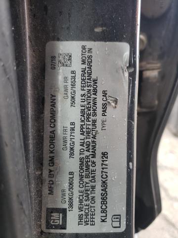 2019 CHEVROLET SPARK LS - KL8CB6SA8KC717126